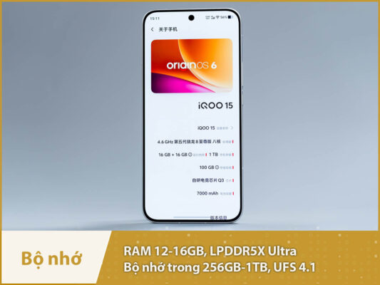 iqoo 15 bo nho