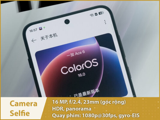 oneplus ace 6 camera selfie