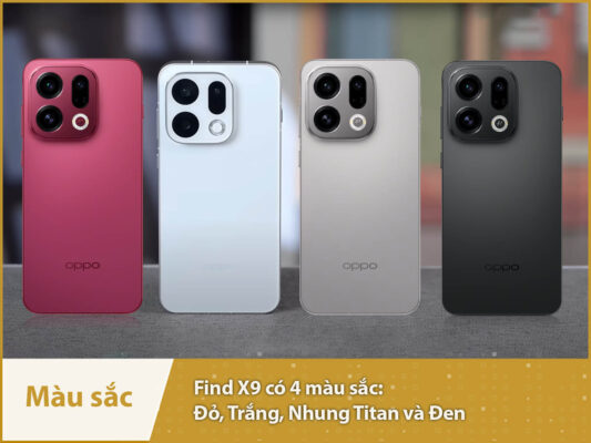oppo find x9 mau sac