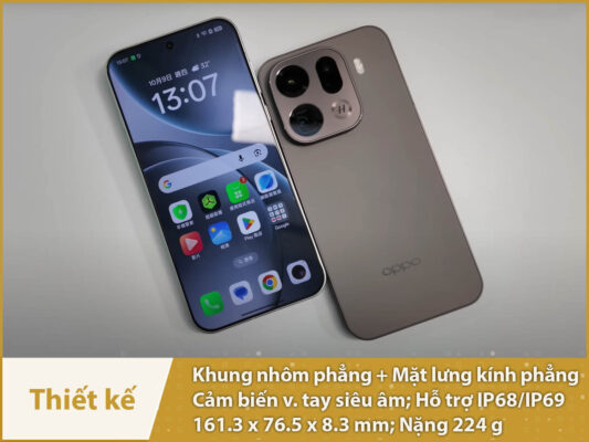 oppo find x9 pro thiet ke
