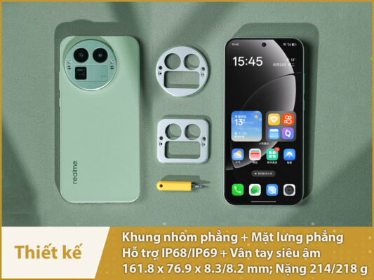 realme gt8 pro thiet ke