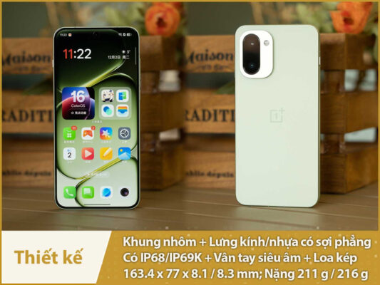 oneplus ace 6t mobilecity thiet ke
