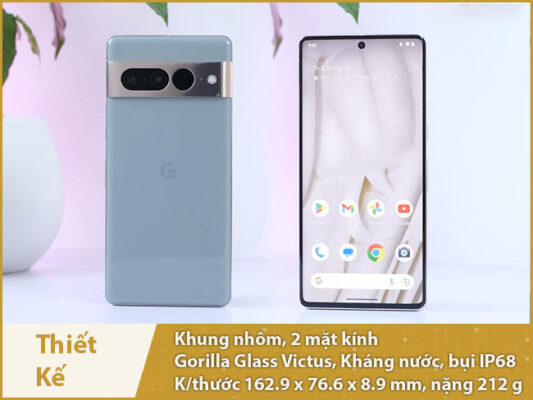google pixel 7 pro danh gia thiet ke