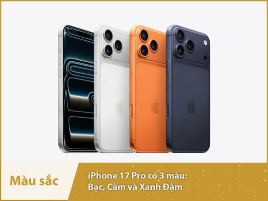 iphone 17 pro mau sac
