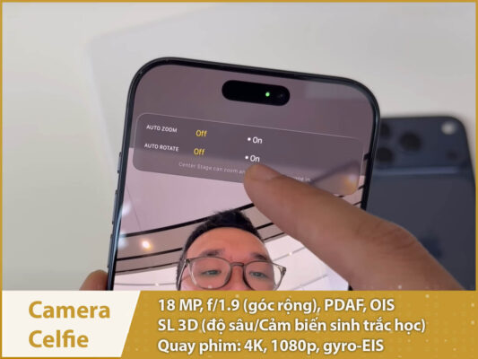 iphone 17 pro max camera selfie