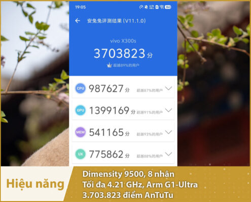 Vivo X300s (Dimensity 9500) vivo x300s pin 1 2