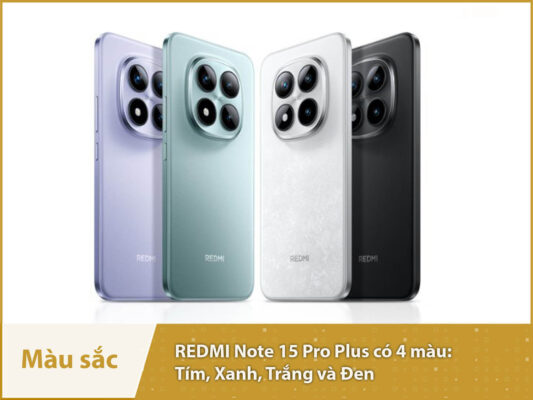 Xiaomi REDMI Note 15 Pro Plus (Snapdragon 7s Gen 4 - Pin 7000mAh) redmi note 15 pro plus mau sac 1