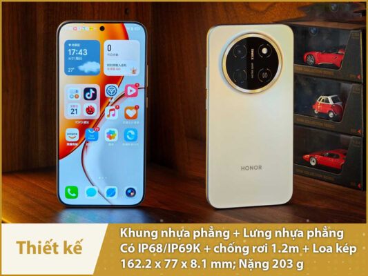 Honor X80 Pro Max (Snapdragon 6 Gen 5 - Pin 11.000mAh) thiet ke honor x80 pro max mobilecity