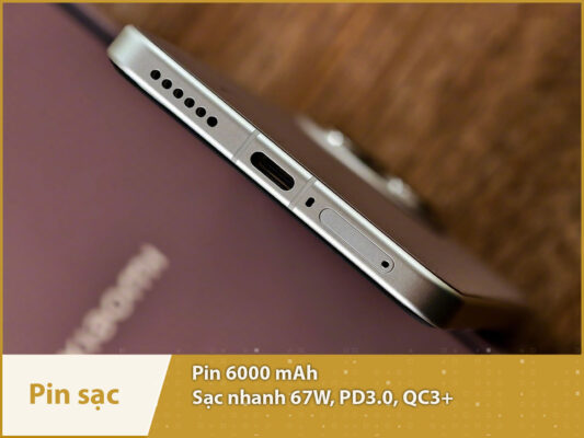 Xiaomi CIVI 5 Pro (Snapdragon 8s Gen 4 - Pin 6000 mAh) xiaomi civi 5 pro pin sac
