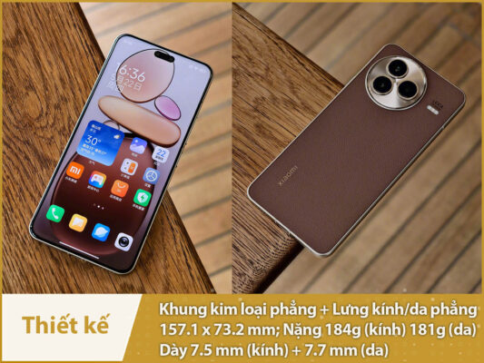 Xiaomi CIVI 5 Pro (Snapdragon 8s Gen 4 - Pin 6000 mAh) xiaomi civi 5 pro thiet ke