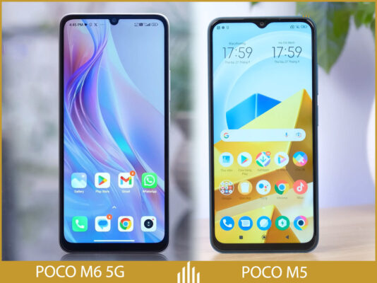 Xiaomi POCO M6 5G (Dimensity 6100+ - Pin 5000 mAh) xiaomi poco m6 5g so sanh voi poco m5 001