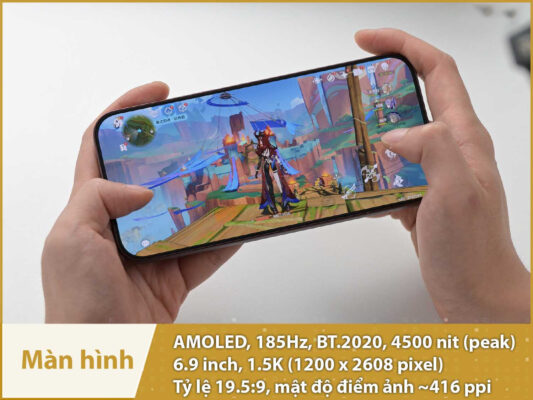 Xiaomi REDMI K100 Pro Max (Snapdragon 8 Elite Gen 5 - Pin 9070mAh) man hinh redmi k100 pro max