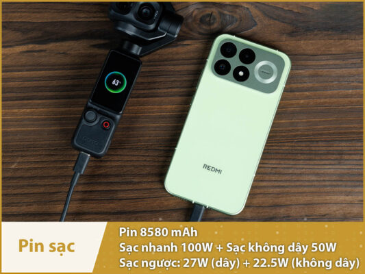 pin sac redmi k100 pro