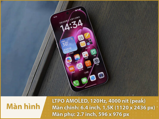 Xiaomi 18 Pro (Snapdragon 8 Elite Gen 6) man hinh xiaomi 18 pro co gi noi bat