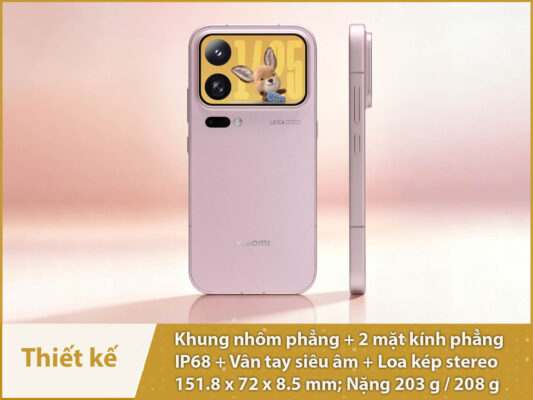 Xiaomi 18 Pro (Snapdragon 8 Elite Gen 6) thiet ke cua xiaomi 18 pro co gi dac biet co may mau